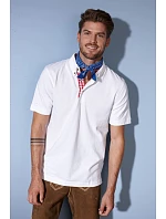 JN Pánské piqué polo v  stylu 02.0 white/red white model 22488663 - Daiber