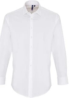 Premier PR 244 Popelínová elastická košile s dl. rukávem 39.0244 white
