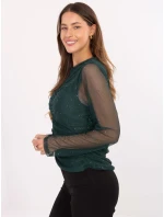 Bluzka IT BZ model 21480305 ciemny zielony - FPrice Bluzka IT BZ model 21480305 ciemny zielony - FPrice