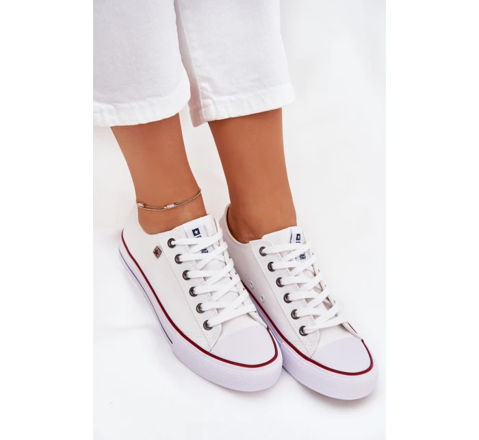 Dámské nízké tenisky Big Star – bílé Dámské nízké tenisky Big Star – bílé