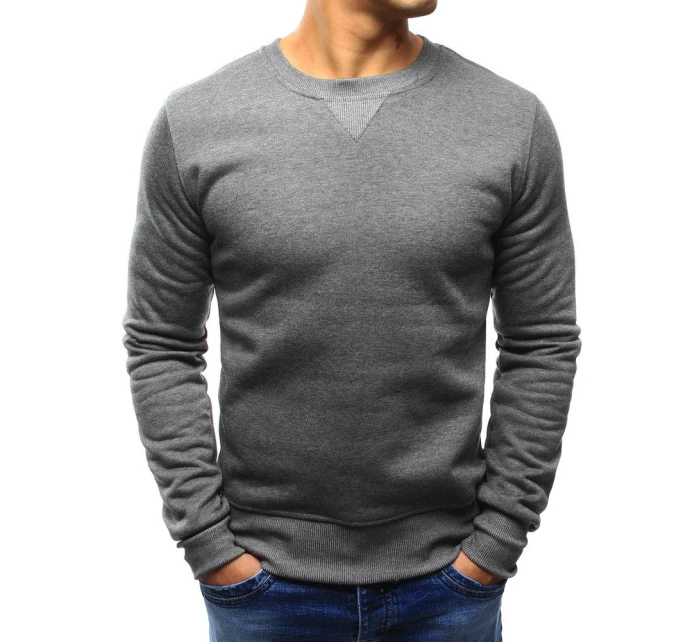 Pánská mikina s kapucí antracitová model 21962655 - FashionStreet