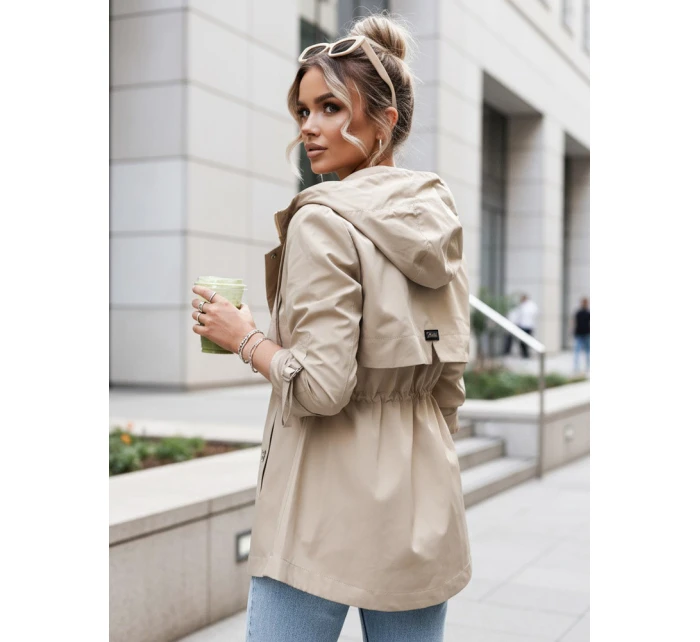 Parka damska przejściowa z kapturem  model 22025141 - FashionStreet