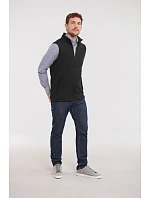 Pánská 2vrstvá smart softshellová vesta 10. black model 22462659 - Russell Athletic
