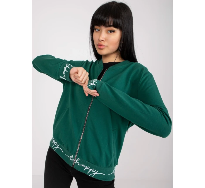 Mikina RV BL 7809.37X tmavě zelená