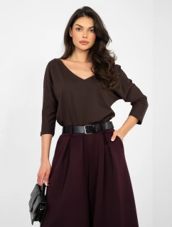 Bluzka RV BZ model 22013798 ciemny brązowy - FPrice