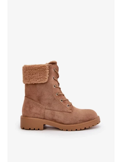 Dámské Zateplené Kotníkové Boty Workery Na Zip Hnědé Mivael Dámské Zateplené Kotníkové Boty Workery Na Zip Hnědé Mivael