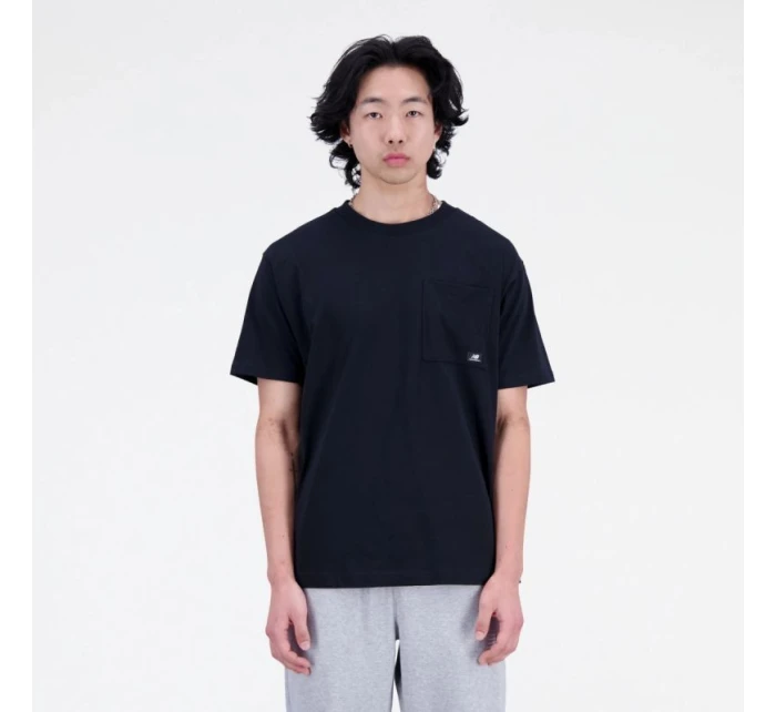 Tričko New Balance Essentials Reimagined Cott M MT31542BK