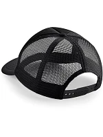 Beechfield B 645 5 panelová kšiltovka Vintage Trucker 53.0645 black/black