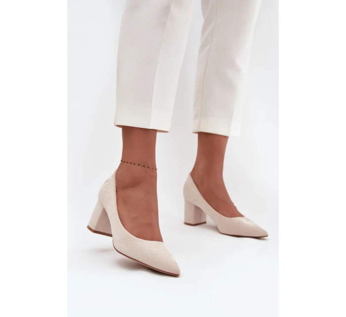 Lodičky na sloupku model 218683 Step in style