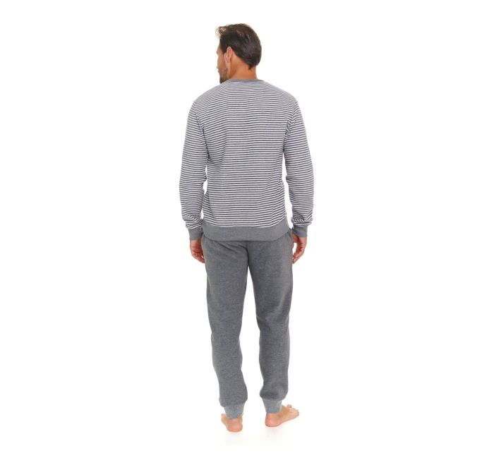 Pánské pyžamo 5248 dark grey - Doctornap