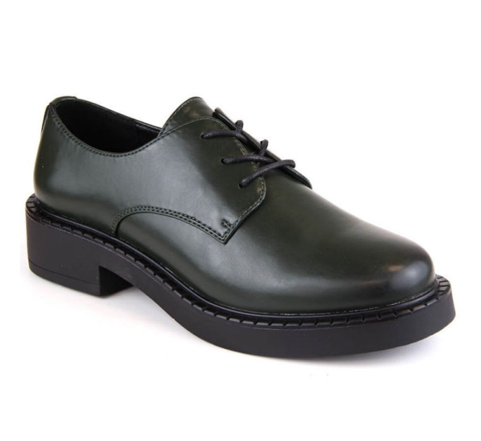 Zelené šněrovací boty Sergio Leone W SK416B