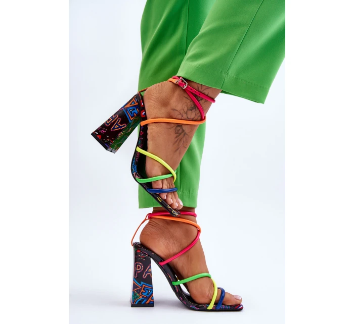 Módní sandály na vysokém podpatku Vícebarevné model 21613427 - Boto Módní sandály na vysokém podpatku Vícebarevné model 21613427 - Boto