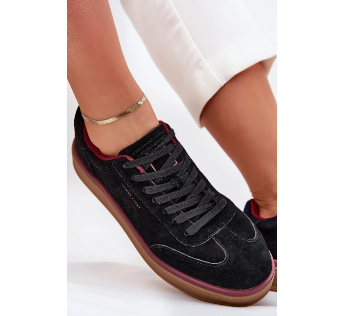 Semišové Dámské Tenisky Černé model 21703330 - Daniel Lopez Just Dare Semišové Dámské Tenisky Černé model 21703330 - Daniel Lopez Just Dare