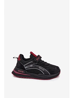 Dětské sportovní boty Big Star TT374152 HI-POLY SYSTEM Černo-vínové