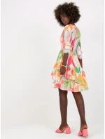 Šaty DHJ SK 0997 1.33X bílé a růžové