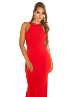 Red  Sexy KouCla dress with sequins model 19589862 - Style fashion
