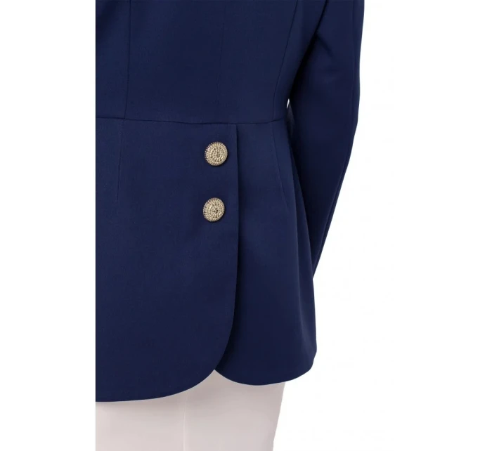 Frakční plášť M665  tmavě modrý - Moe