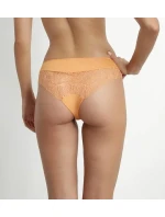 Dámské krajkové kalhotky DIM GENEROUS ESSENTIAL BRIEF - DIM - oranžová