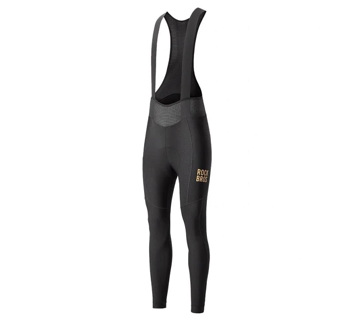 model 22114185 dlouhé fleecové cyklistické kalhoty se šlemi Velikost XL černé - Rockbros