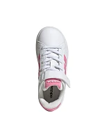 Dětská obuv adidas Grand Court 3.0 white and pink JP9371