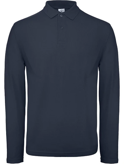 B&C ID.001 LSL Pánské piqué polo s dlouhým rukávem 01.0I12 navy B&C ID.001 LSL Pánské piqué polo s dlouhým rukávem 01.0I12 navy