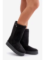 Vysoké Sněhule Na Platformě Big Star model 21679175 Černé - Big Star Shoes