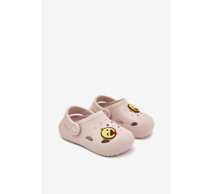 Dětské Pěnové Pantofle S Potiskem Béžové LEMIGOSE 880 Dětské Pěnové Pantofle S Potiskem Béžové LEMIGOSE 880