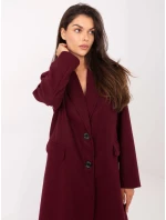 Kabát IT EN 80320.65 bordó Kabát IT EN 80320.65 bordó