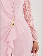 MI SK šaty A1664.91 světle růžové