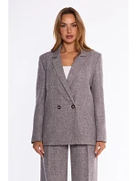 M929 Double-breasted tweed jacket - graphite M929 Double-breasted tweed jacket - graphite