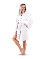 dámský župan Lilly extra s kapucí 3/4 one size Bílá dámský župan Lilly extra s kapucí 3/4 one size Bílá