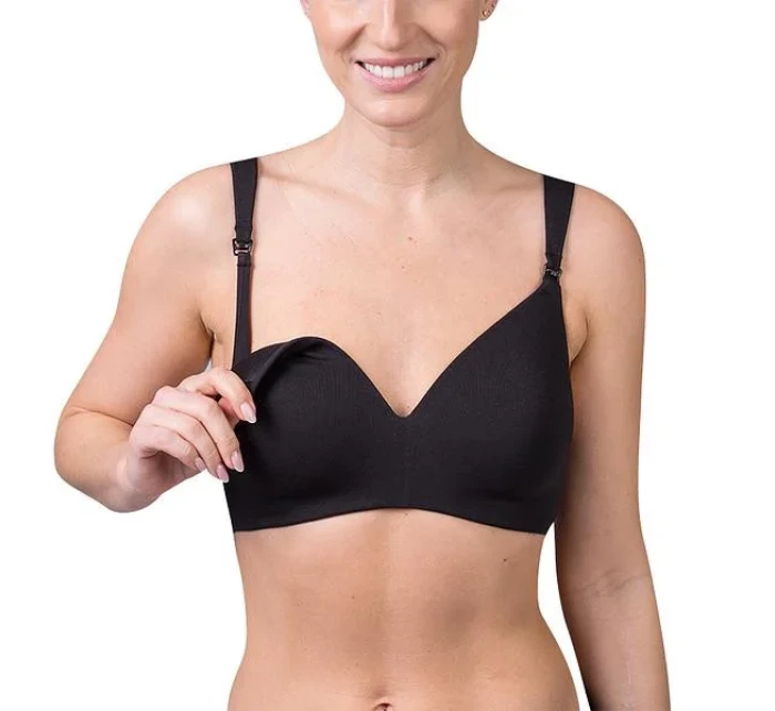 Moderní kojící podprsenka MATERNITY BRA - BELLINDA - černá