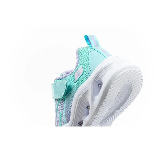 Skechers Color Breeze LED dětská sportovní obuv pro dívky tyrkysová