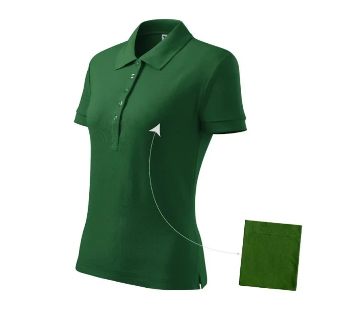 Polokošile Malfini Cotton W MLI-21306 lahvově zelená