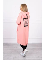 Nadměrná šedá bunda s kapucí Morel