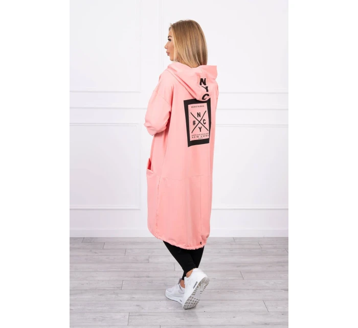 Nadměrná šedá bunda s kapucí Morel