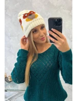 Dámská čepice Ofelia K349 ecru