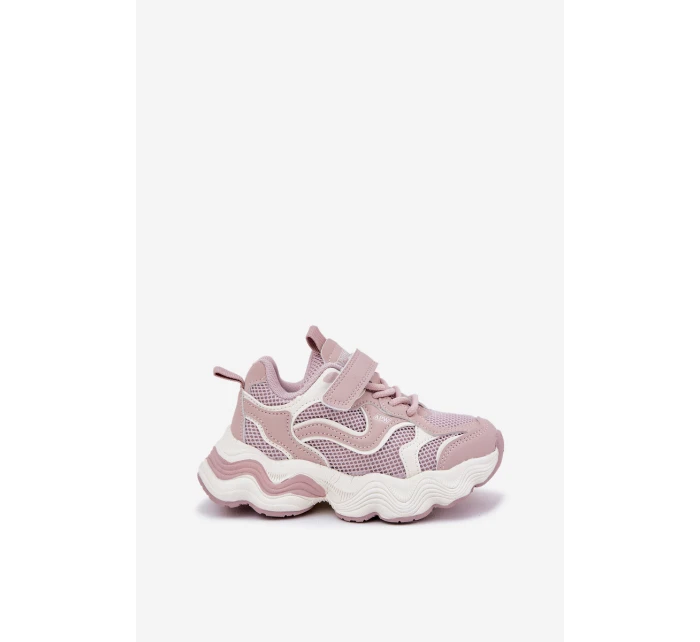 Dětské tenisky na silné podrážce růžové model 21692414 - Boto