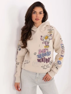 Mikina D10608BC02743C béžová