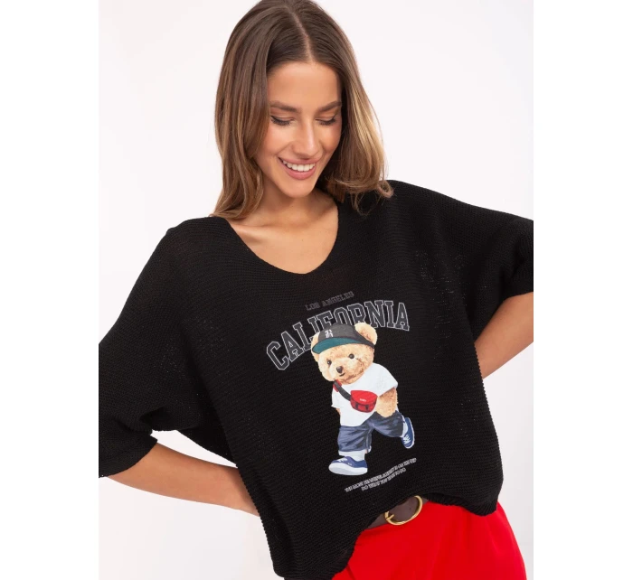 Sweter MI SW model 20849250 czarny - FPrice Sweter MI SW model 20849250 czarny - FPrice