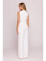 M866 Kombinéza s krajkovými panely - ecru M866 Kombinéza s krajkovými panely - ecru