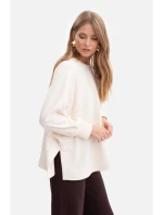 Pletená mikina volného střihu model 21379936 - BeWear