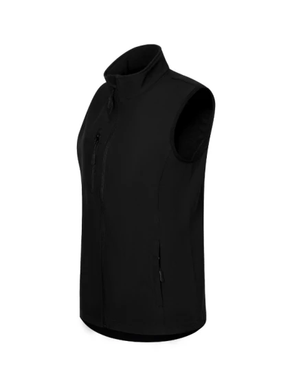 Trail softshellová vesta dámská černá Trail softshellová vesta dámská černá