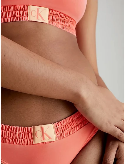 Dámský spodní díl bikin korálová model 18358527 - Calvin Klein Dámský spodní díl bikin korálová model 18358527 - Calvin Klein