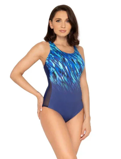 Jednodílné plavky model 20982628 Sport modré - Self