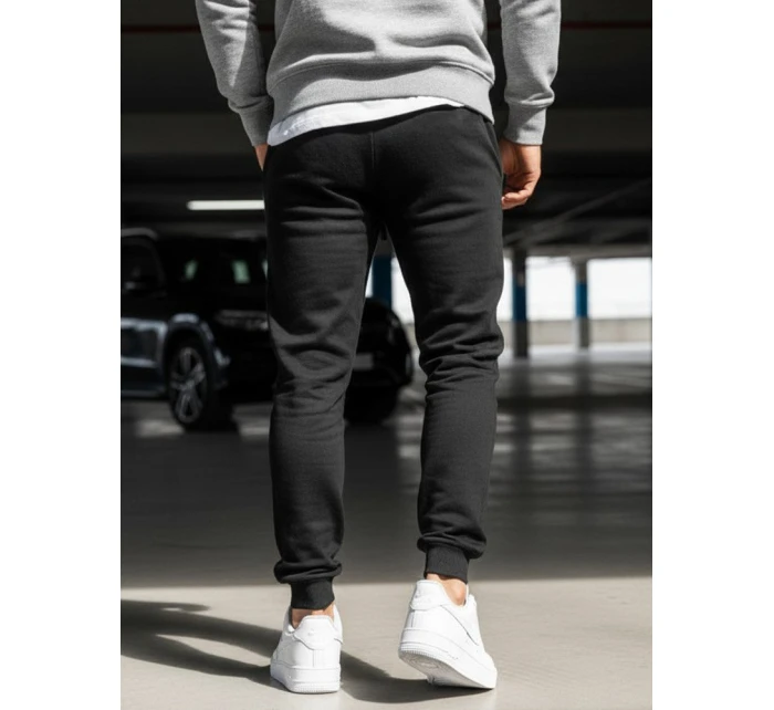 Pánské černé tepláky FashionStreet UX2395