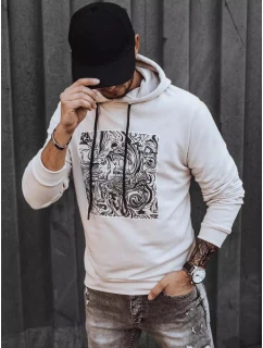 Pánská mikina v barvě ecru Dstreet BX5469