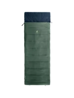 Syntetický spací pytel Deuter Orbit SQ -5 (200 cm) pravý - břečťan/růžový Syntetický spací pytel Deuter Orbit SQ -5 (200 cm) pravý - břečťan/růžový