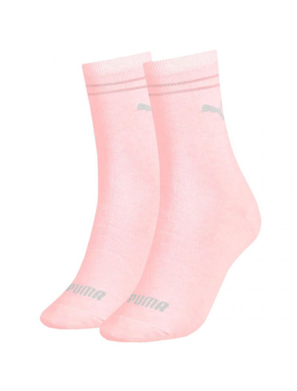 Dámské ponožky Sock 2Pack 907957 04 růžová - Puma