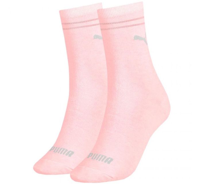 Dámské ponožky 2Pack 907957 04 pink - Puma